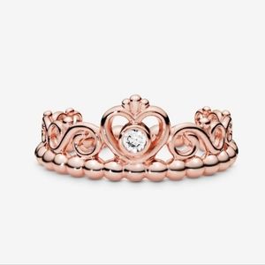 Pandora Princess Tiara Crown in Rose Gold